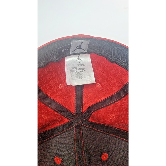 Youth Air Jordan Jumpman Red Fitted Hat Size 4/7 Kids - Picture 3 of 3